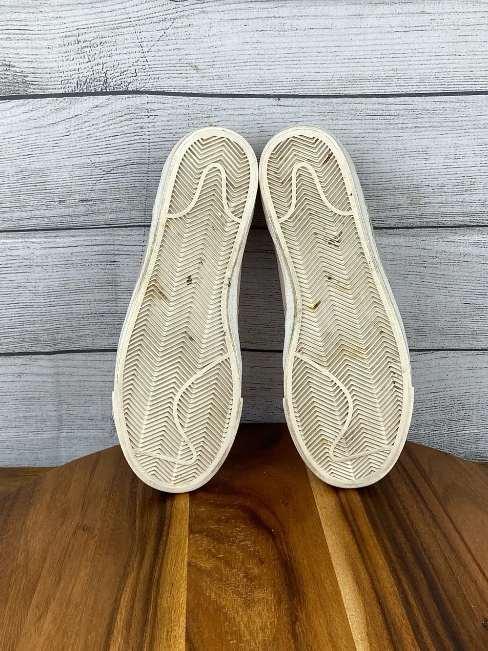 Nike Blazer Low 77 Jumbo Swoosh White Pink Oxford Shoe DQ1470-102 Women Size 9.5